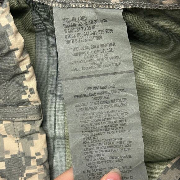 Vintage Y2K US Army Digital Camouflage‎ Mens M Military Trousers Tactical Pants - Picture 3 of 11